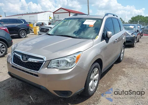 2015 Subaru Forester 2.5I Premium из США, поврежденный, VIN JF2SJAFC2FH556321